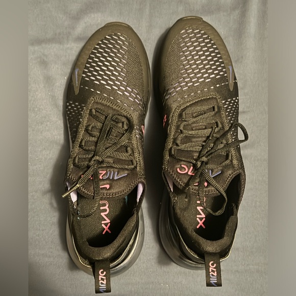 Nike Air Max 270 Throwback Future Men’s Size 13 Black/Laser Fuchsia Like New - Picture 8 of 14